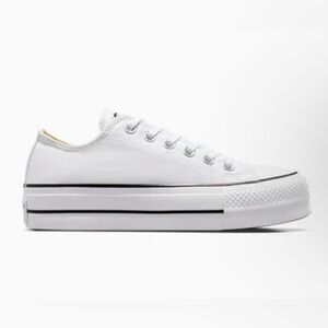 Chuck Taylor All Star Lift Platform Canvas White Low Tops